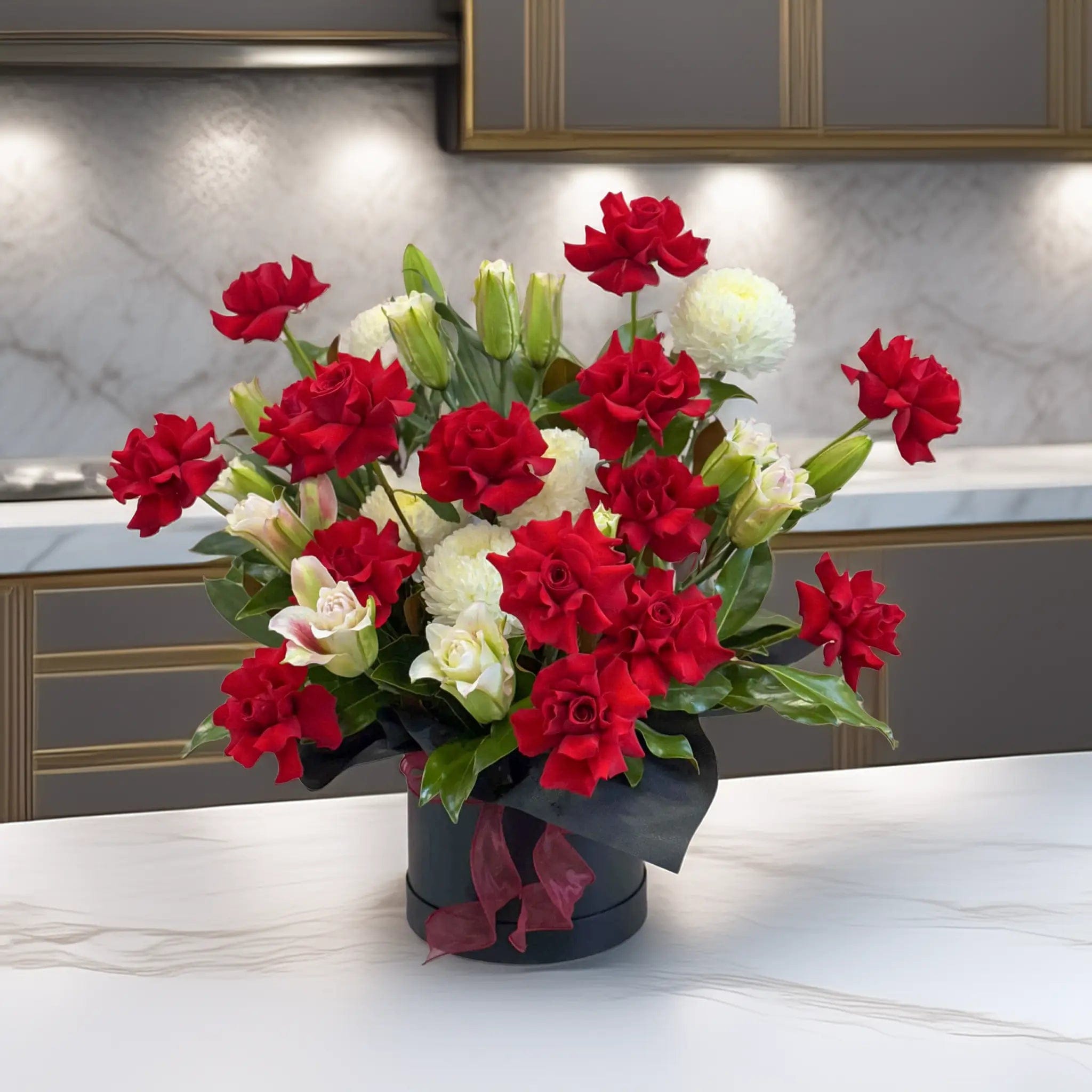 Eternal-Romance-Red-and-White-Box-On-kitchen-counter
