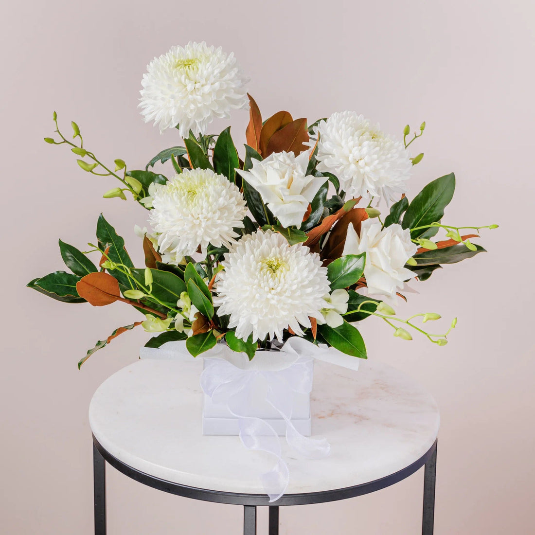 Solace in Serenity Hatbox Funeral &amp; Sympathy Flowers Delivery